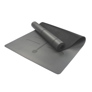 BAISHENGMEI Tapis de yoga en caoutchouc  avec ligne de posture