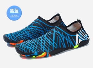 Chaussures de natation semelle en caoutchouc