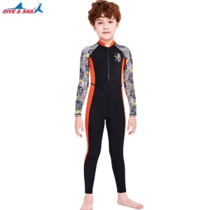 Combinaison de natation DIVE & SAIL pour enfants avec protection solaire maillot de bain
