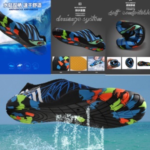 Chaussures de natation semelle en caoutchouc