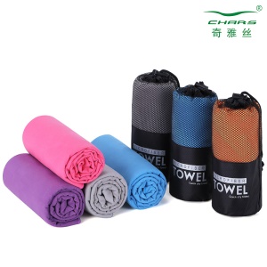 Serviette de sport double face , Serviette absorbante et à séchage rapide