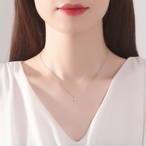 Pag & Mag Chrétien collier s925 croix en argent sterling