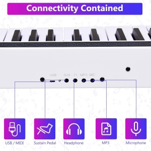 BX-61 Piano électrique Bluetooth Portable