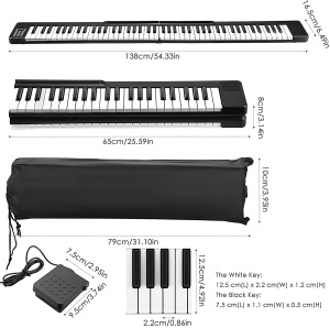 Wersi BR-01 piano électronique pliable 88 touches portable
