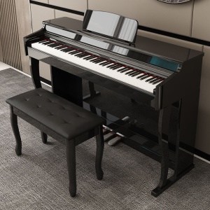 Susanly Piano droit  88 touches lourdes  en acier