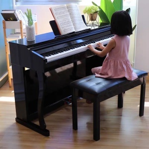 Susanly Piano droit  88 touches lourdes  en acier