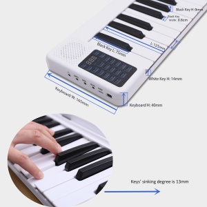 Wersi BR-01 piano électronique pliable 88 touches portable