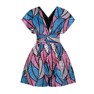 Robe africaine pour femmes imprimé numériquement Multi-Wear