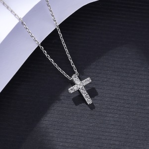 Pag & Mag Chrétien collier s925 croix en argent sterling