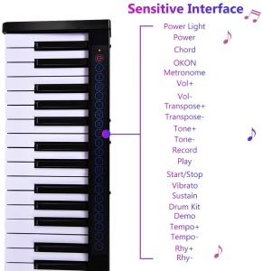 BX-61 Piano électrique Bluetooth Portable