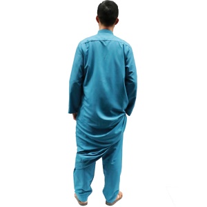 Vêtements musulmans pour hommes 2 pièces jacquard tissé