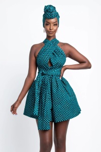 Robe africaine pour femmes imprimé numériquement Multi-Wear