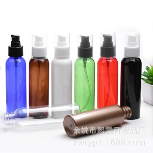 Flacon en plastique de 120ml avec couvercle complet et pompe type de pression