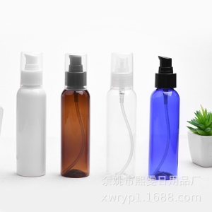 Flacon en plastique de 120ml avec couvercle complet et pompe type de pression