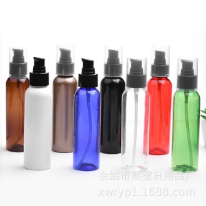 Flacon en plastique de 120ml avec couvercle complet et pompe type de pression