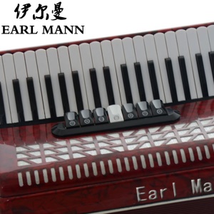 Earl Mann Accordéon à Trois rangées de ressorts 96 basse 37 touches