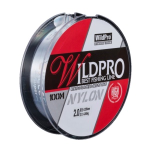 Ligne de pêche transparente Wildpro 100 m fil de pêche