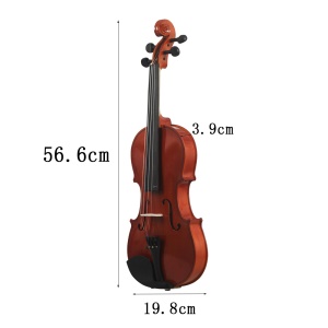 Violon en bois livraison triangle avec archet