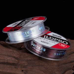 Ligne de pêche transparente Wildpro 100 m fil de pêche