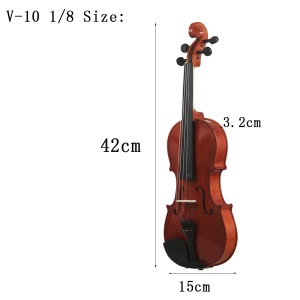 Violon en bois livraison triangle avec archet