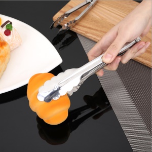 Pince de cuisine en acier inoxydable pour service à table