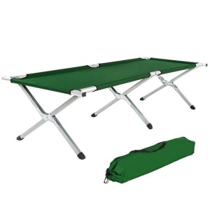Lit piable  portable avec support metallique