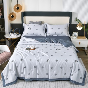 XIWEIAN Ensemble de draps en coton de soie