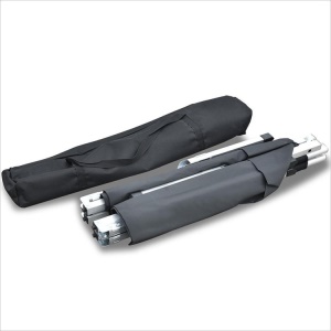 Lit piable  portable avec support metallique
