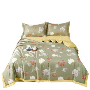 XIWEIAN Ensemble de draps en coton de soie