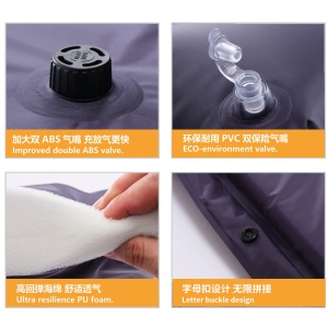 LANCAMP Tapis de camping gonflable résistant  à  l'humidité