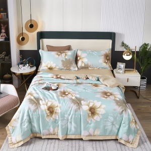 XIWEIAN Ensemble de draps en coton de soie