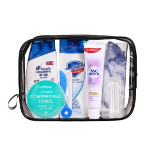 ETRAVEL Kit de lavage et de protection (lot de dix pièces) Emballage transparent portable