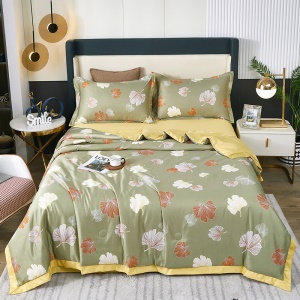 XIWEIAN Ensemble de draps en coton de soie