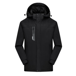 Sweat d'exterieur avec capuche coupe-vent et imperméable pour homme