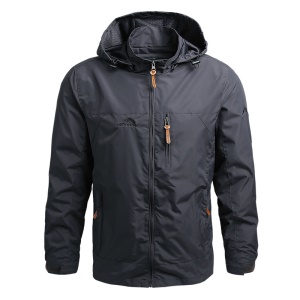 Sweat d'exterieur coupe-vent  avec capuche pour homme
