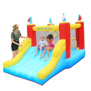 DOCTOR DOLPHIN Toboggan gonflable pour enfants