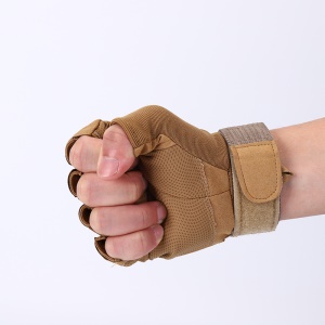 Gants de protection extérieur de la CAISI avec doigts nus antidérapants