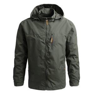 Sweat d'exterieur coupe-vent  avec capuche pour homme