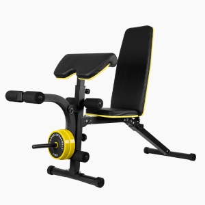 Banc de musculation multifonction  d'haltère multifonctionnel Tabouret d'haltère professionnel pliable