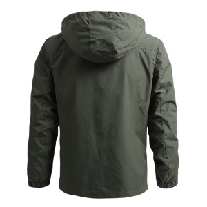Sweat d'exterieur coupe-vent  avec capuche pour homme
