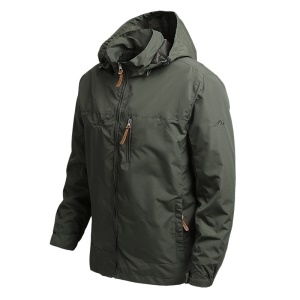 Sweat d'exterieur coupe-vent  avec capuche pour homme
