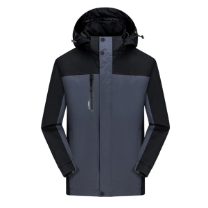 Sweat d'exterieur avec capuche coupe-vent et imperméable pour homme