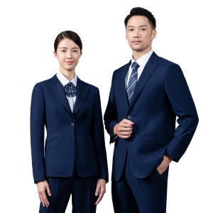 LUOHAO costume homme trois pièces avec deux boucles sans fente