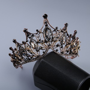ANFAN Couronne de mariée  en alliage avec strass