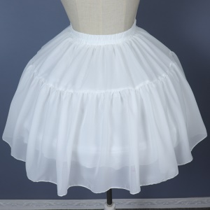 Jupe en mousseline de soie pour femme