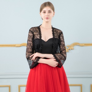 Châle écharpe de mariée dentelle protection solaire épaule
