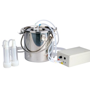 Petite machine à traire  portative d'aspiration de lait sous vide