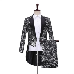 Ensemble de smoking pour hommes à deux rangées à deux boucles costume