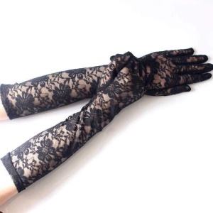 Gants de mariage dentelle protection solaire