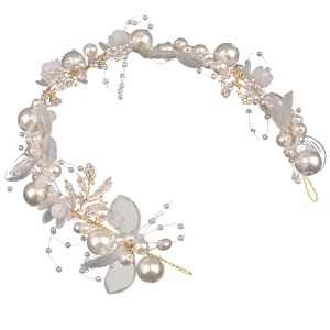 ANFAN couronne  de mariée à base de perles de cristal